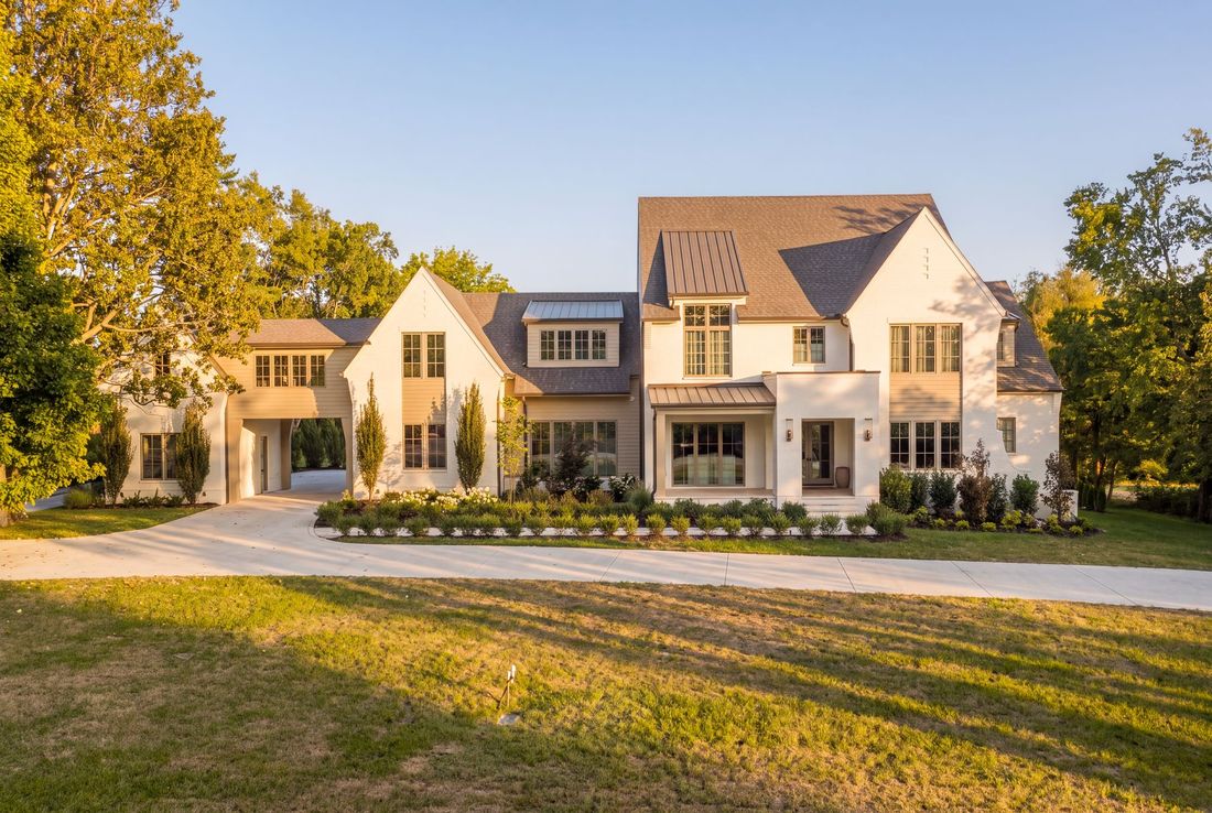 6103 Bryan Place, Brentwood — completed front elevation
