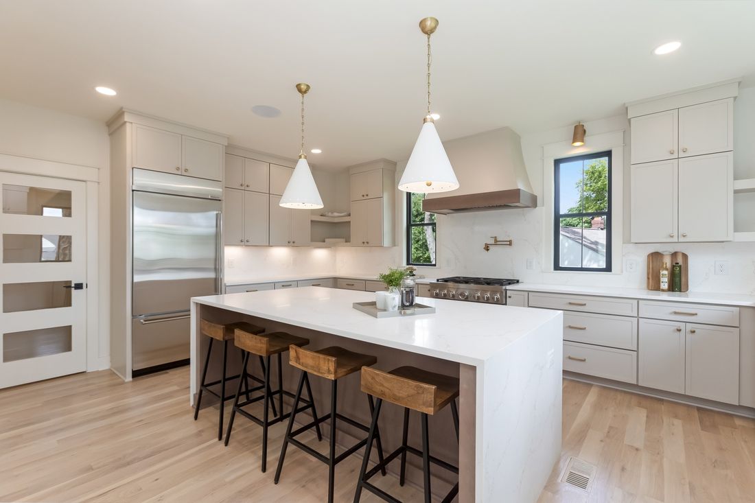 2915 Sharon Hill, Nashville — kitchen and island